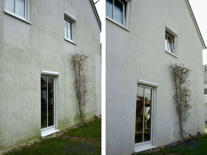 Fassadenreinigung mit AGO Quart