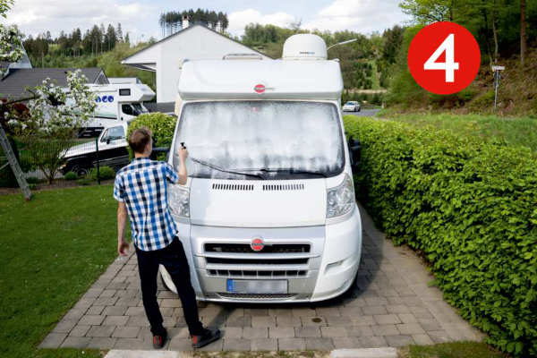 AGO Kraft Camping - Anwendung beim Wohnmobil 6 Meter