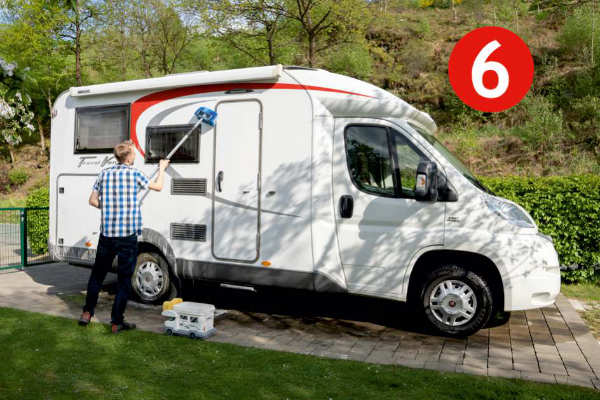 AGO Kraft Camping - Anwendung beim Wohnmobil 6 Meter