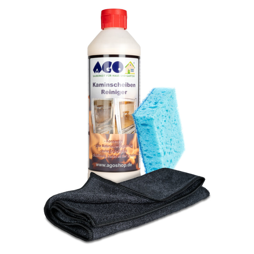 Reiniger für Kaminscheiben und Kaminglas von AGO