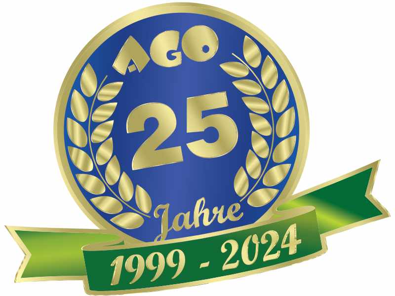 25 Jahre AGO - Logo