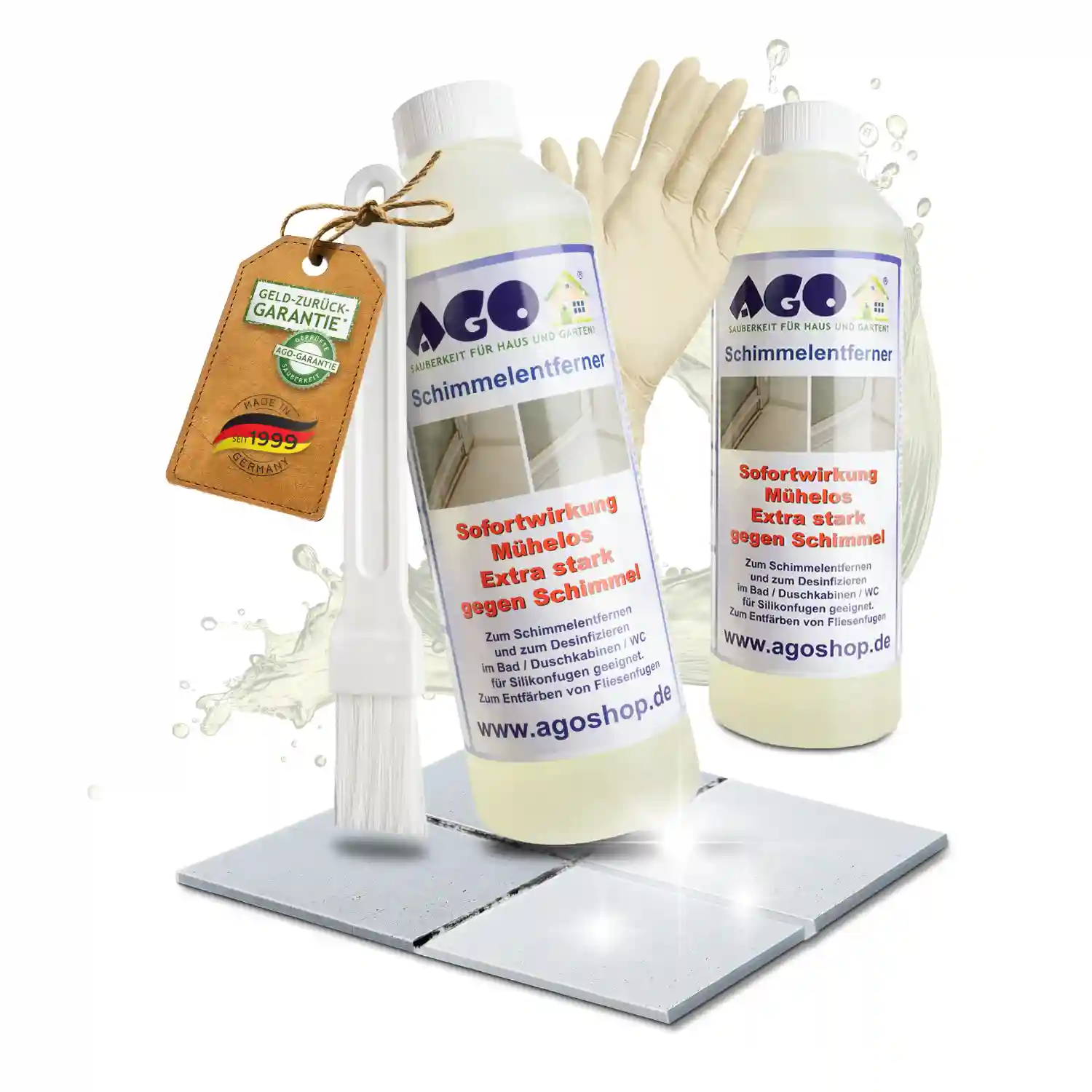 AGO Schimmelentferner Set 2 Teile 1 Liter