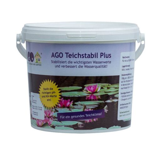 Teichreiniger von AGO gegen Algen, Phosphat in Teich und Pool